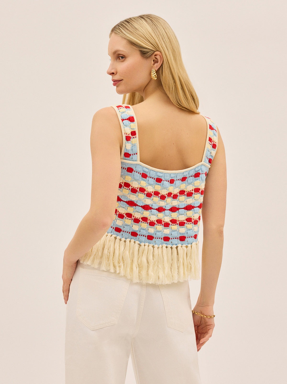 Roxana Multi Knit top view 4