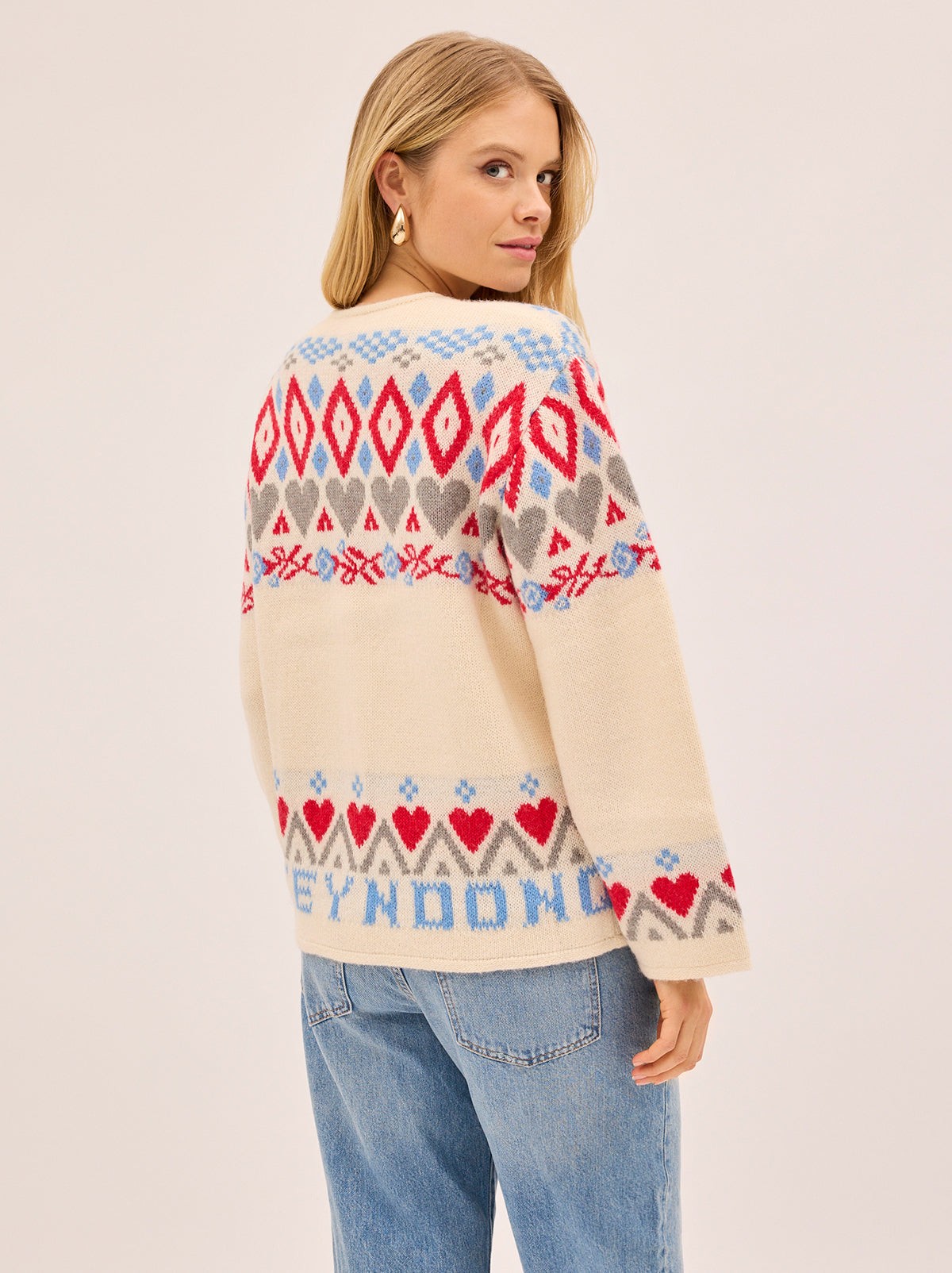 Pandora Fairisle Knit Cardigan view 3