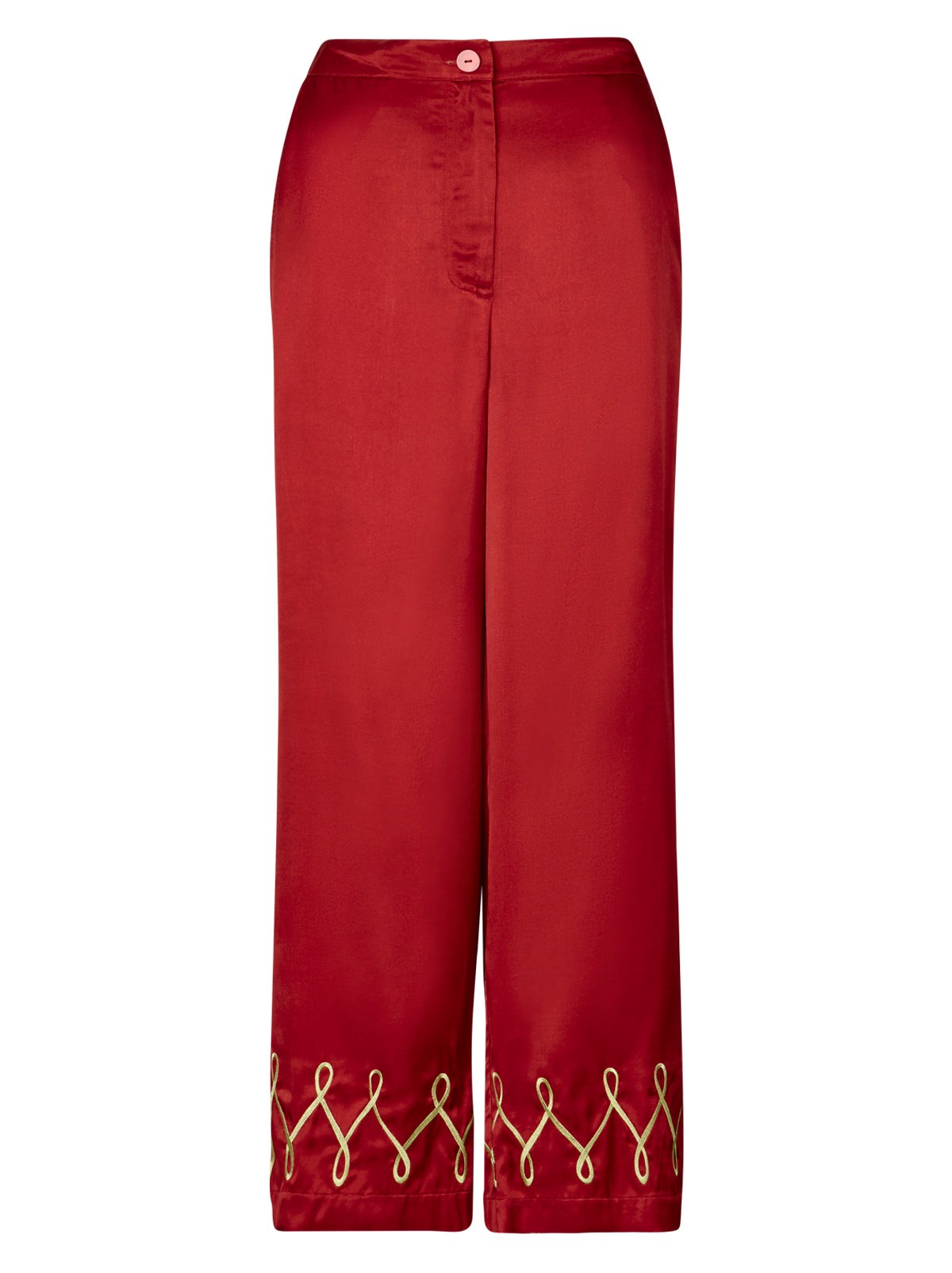 Romina Merlot Cygnus and Lyra Embroidered Trousers view 3
